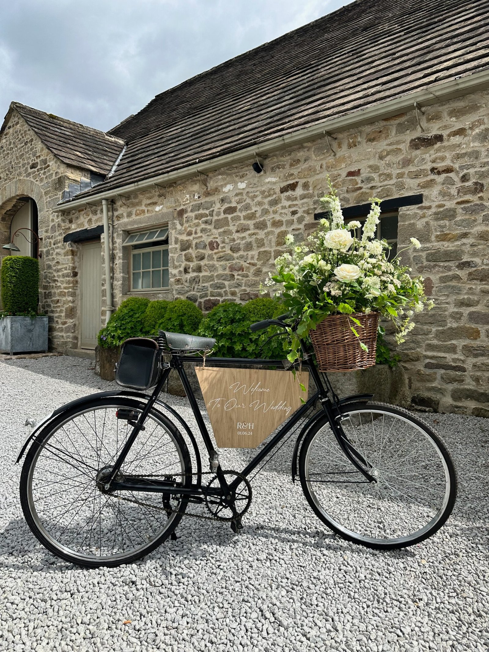 Vintage bike to hire for weddings in Skipton